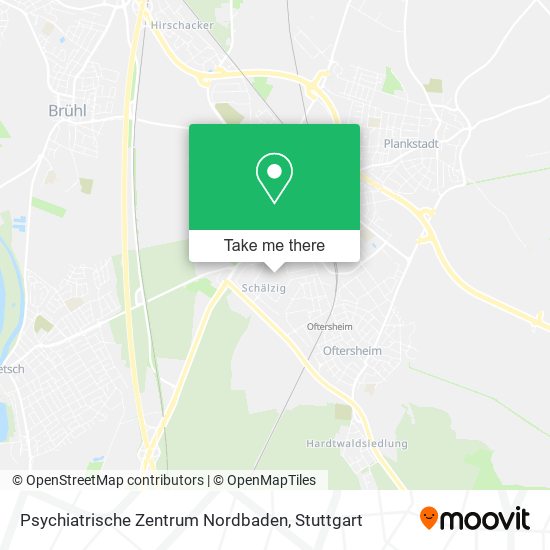 Psychiatrische Zentrum Nordbaden map