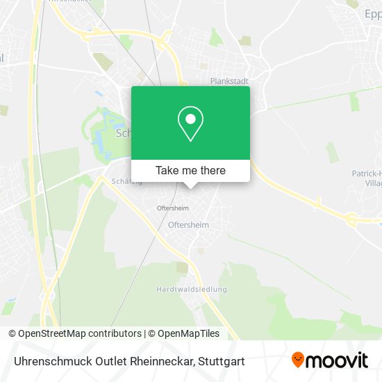 Uhrenschmuck Outlet Rheinneckar map