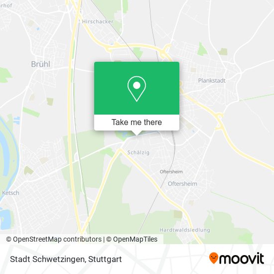 Карта Stadt Schwetzingen