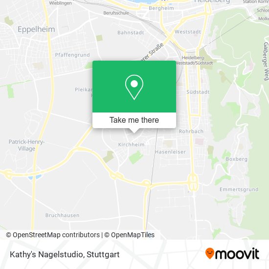 Kathy's Nagelstudio map