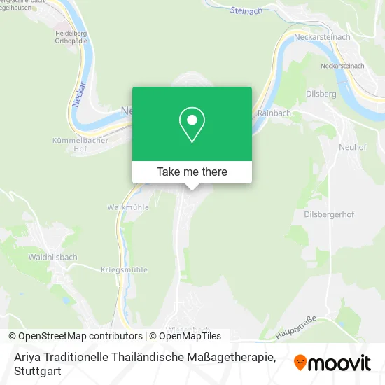 Карта Ariya Traditionelle Thailändische Maßagetherapie