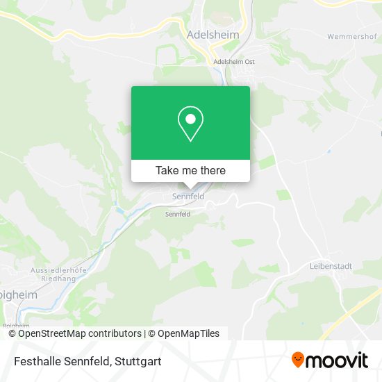 Festhalle Sennfeld map