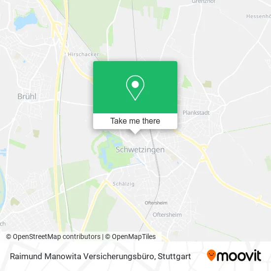 Карта Raimund Manowita Versicherungsbüro