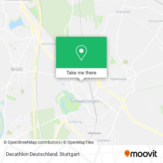 Decathlon Deutschland map