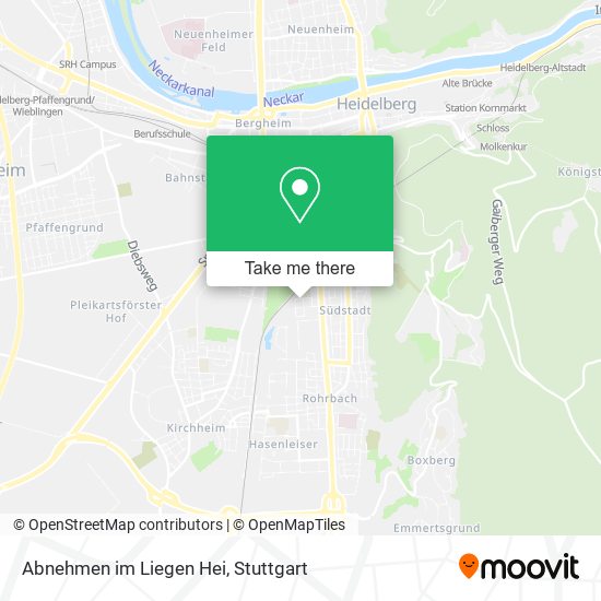 Карта Abnehmen im Liegen Hei