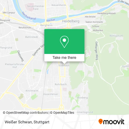 Карта Weißer Schwan
