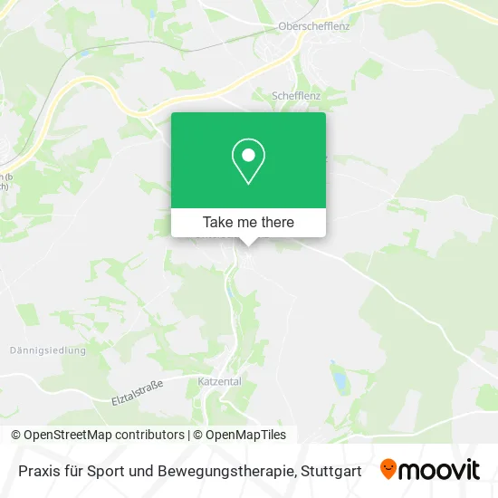 Карта Praxis für Sport und Bewegungstherapie