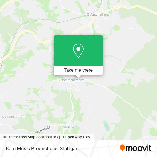 Barn Music Productions map