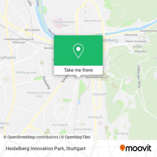 Heidelberg Innovation Park map