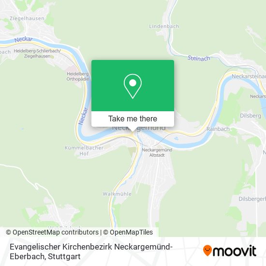 Evangelischer Kirchenbezirk Neckargemünd-Eberbach map