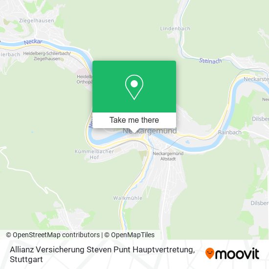 Allianz Versicherung Steven Punt Hauptvertretung map