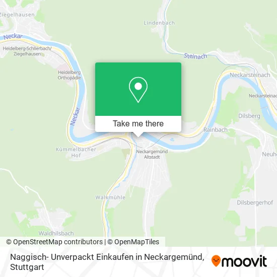 Naggisch- Unverpackt Einkaufen in Neckargemünd map