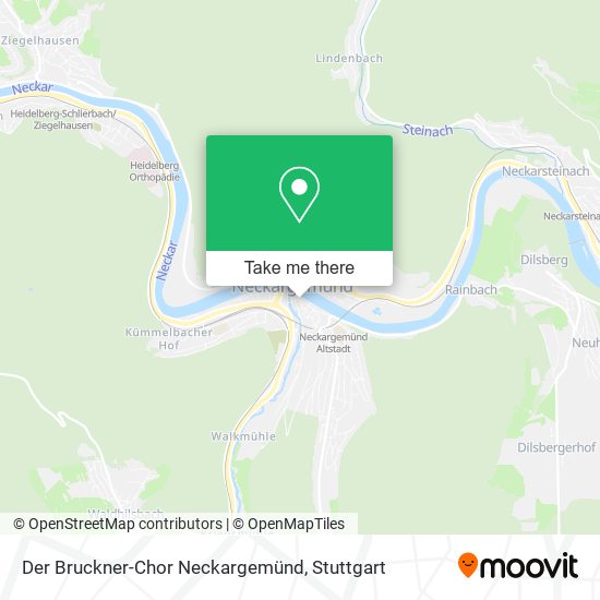 Der Bruckner-Chor Neckargemünd map