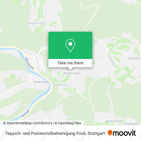 Teppich- und Polstermöbelreinigung Frick map
