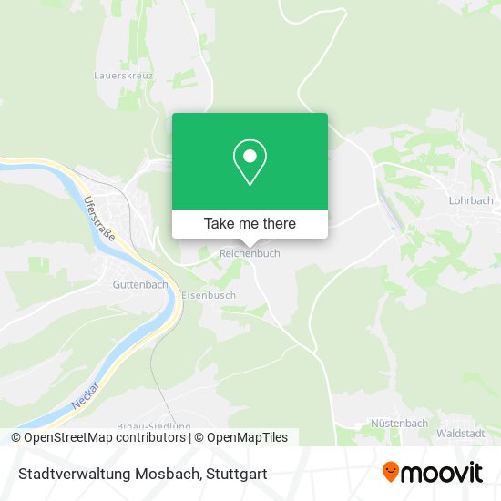 Карта Stadtverwaltung Mosbach