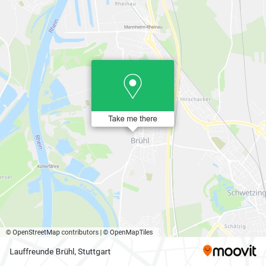 Lauffreunde Brühl map