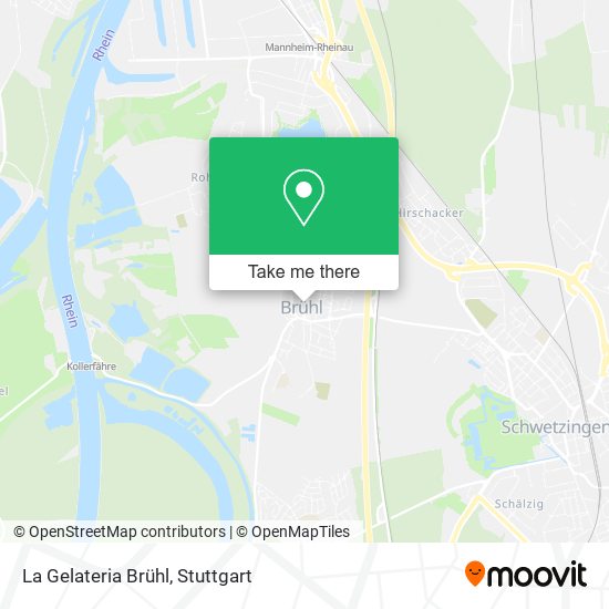La Gelateria Brühl map