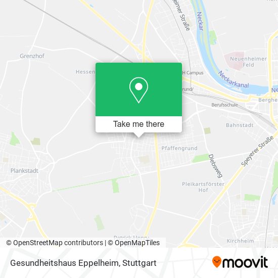 Gesundheitshaus Eppelheim map