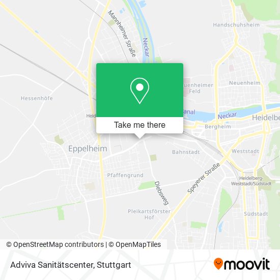 Adviva Sanitätscenter map