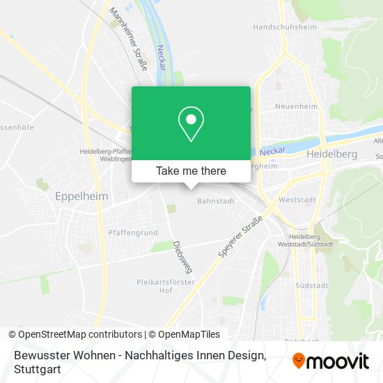 Карта Bewusster Wohnen - Nachhaltiges Innen Design