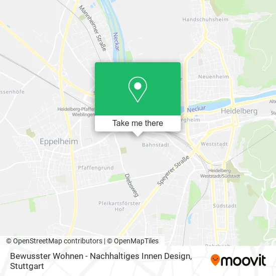 Карта Bewusster Wohnen - Nachhaltiges Innen Design