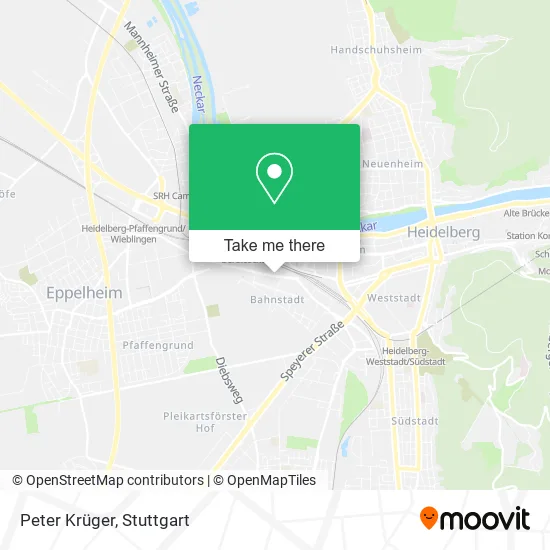 Карта Peter Krüger