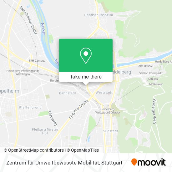 Карта Zentrum für Umweltbewusste Mobilität