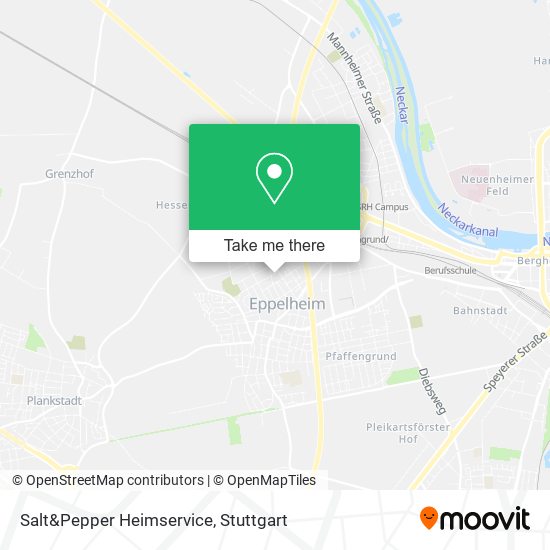 Salt&Pepper Heimservice map