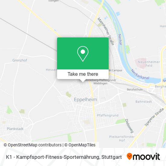 K1 - Kampfsport-Fitness-Sporternährung map