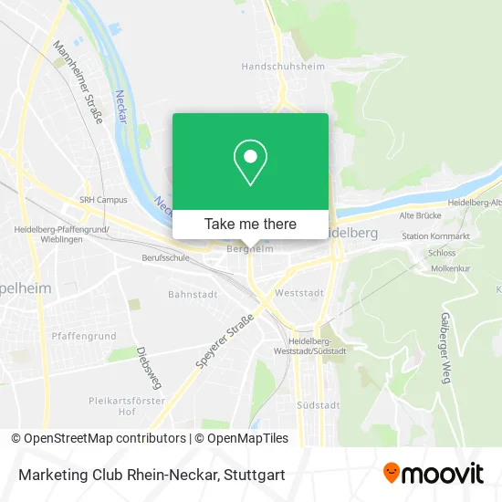 Карта Marketing Club Rhein-Neckar