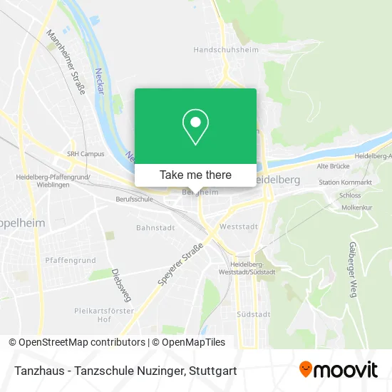 Карта Tanzhaus - Tanzschule Nuzinger