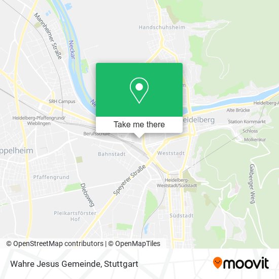 Wahre Jesus Gemeinde map