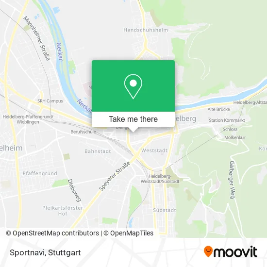 Карта Sportnavi