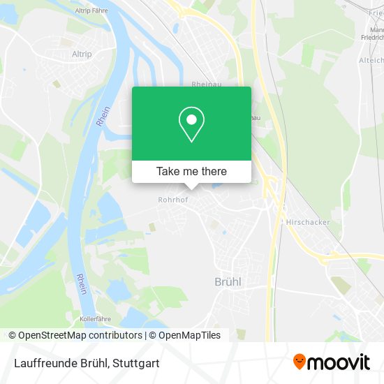 Lauffreunde Brühl map