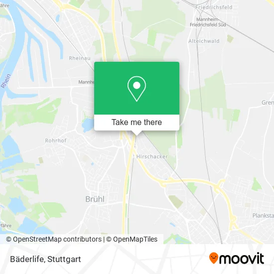 Карта Bäderlife