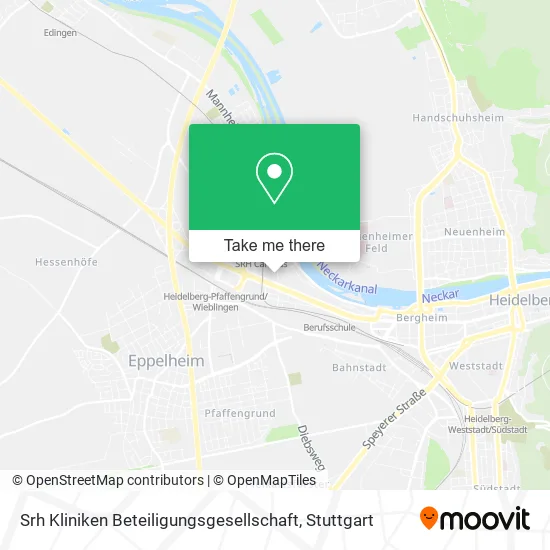 Srh Kliniken Beteiligungsgesellschaft map