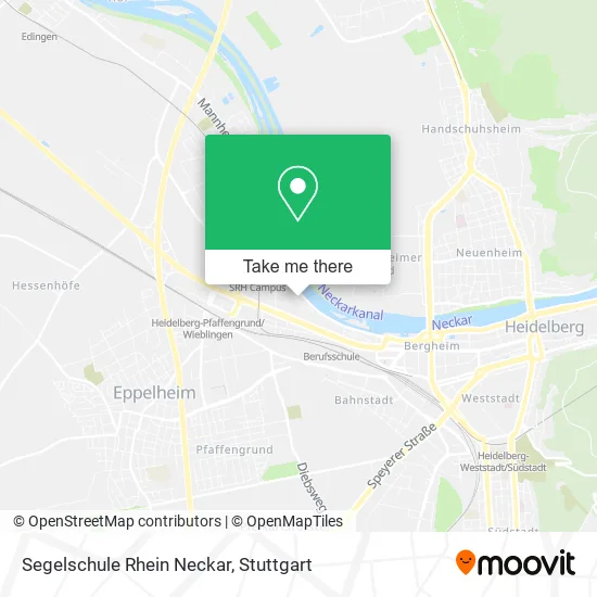 Карта Segelschule Rhein Neckar
