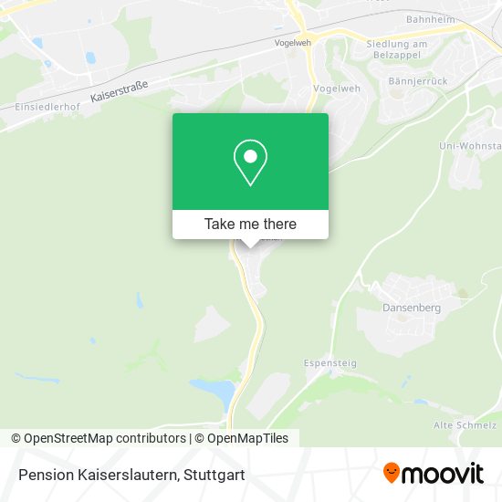 Pension Kaiserslautern map