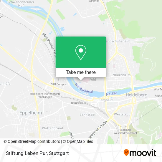 Карта Stiftung Leben Pur