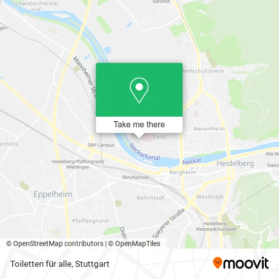 Карта Toiletten für alle