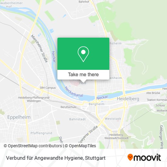Карта Verbund für Angewandte Hygiene