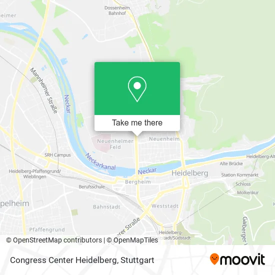 Карта Congress Center Heidelberg