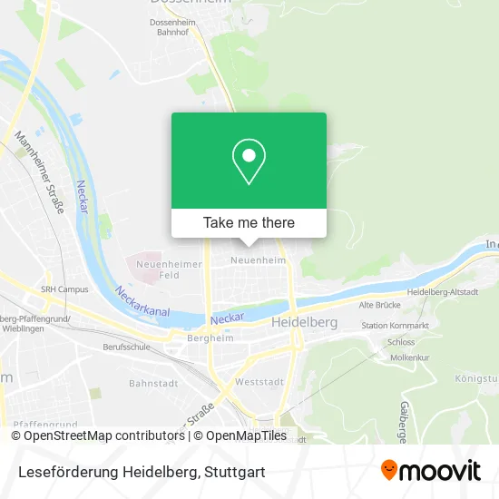 Карта Leseförderung Heidelberg
