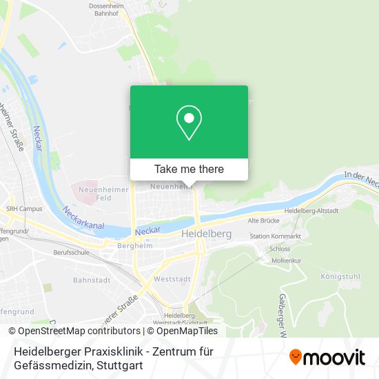 Heidelberger Praxisklinik - Zentrum für Gefässmedizin map