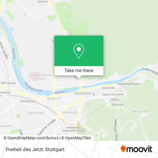 Карта Freiheit des Jetzt