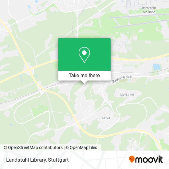 Landstuhl Library map
