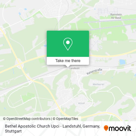 Карта Bethel Apostolic Church Upci - Landstuhl, Germany