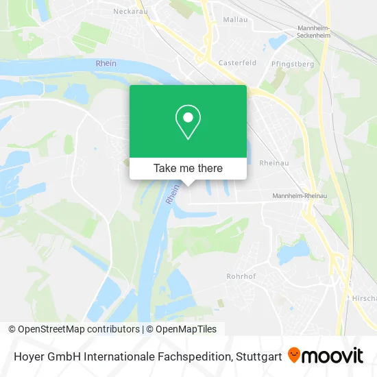 Карта Hoyer GmbH Internationale Fachspedition