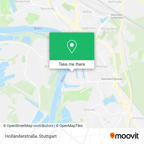 Карта Holländerstraße