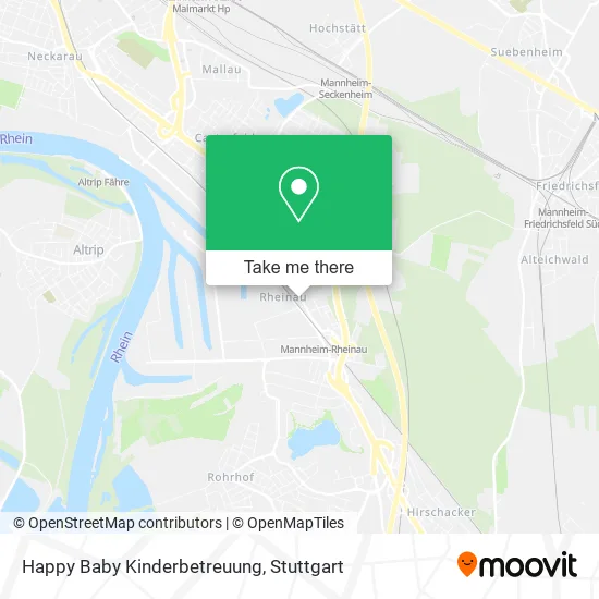 Карта Happy Baby Kinderbetreuung
